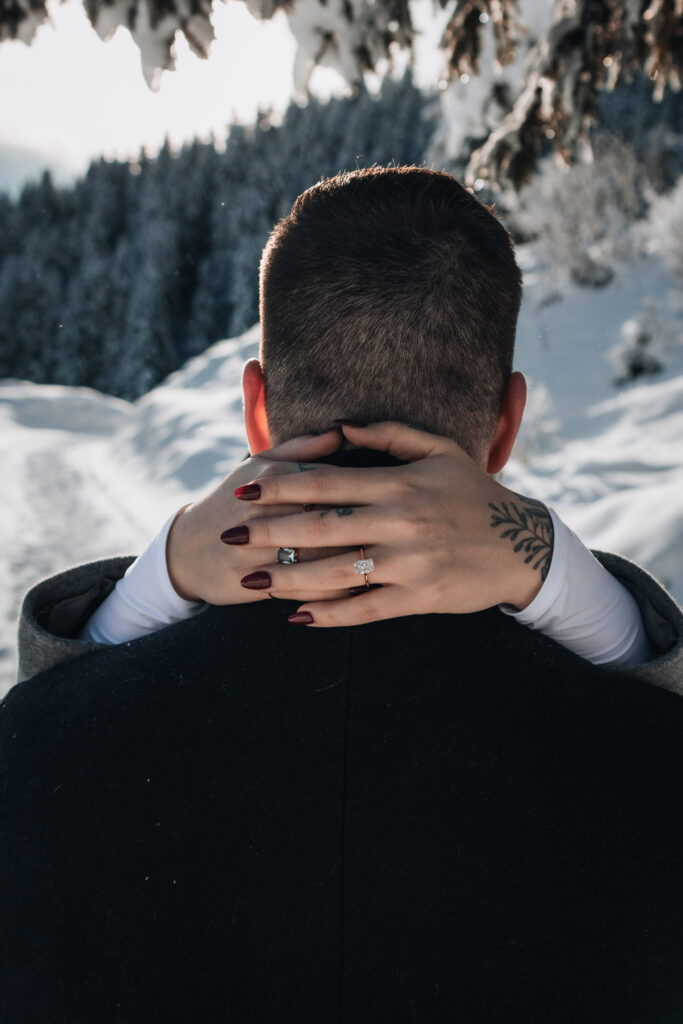 Surprise proposal in Lauterbrunnen, Switzerland