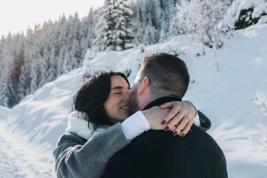 Surprise proposal in Lauterbrunnen, Switzerland