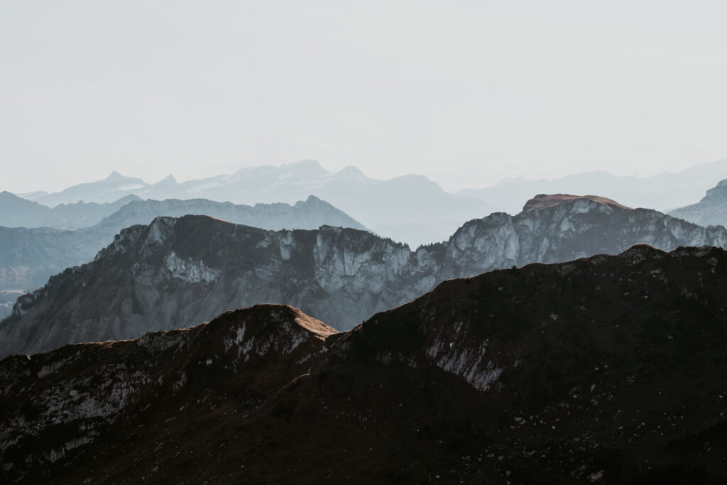 Mountain range, Switzerland